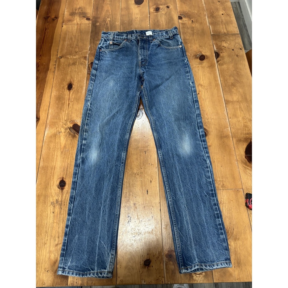 vtg 90's Levi's 505 Jeans Men's W32 L32 Medium Wash Blue 90